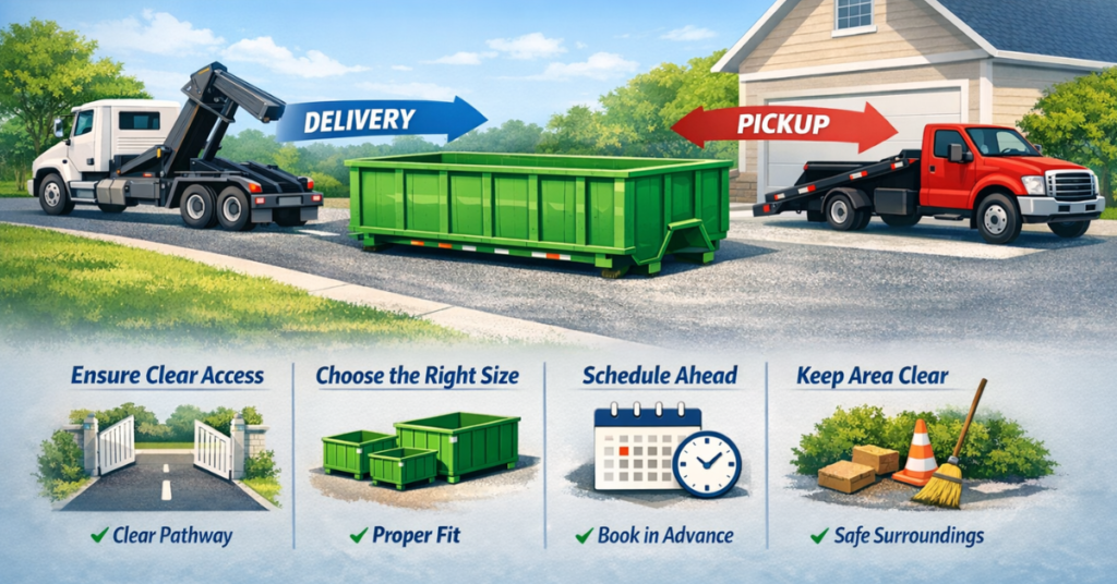Roll Off Dumpster Delivery in Elgin, TX