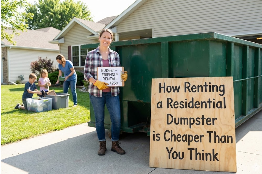 How Renting a Residential Dumpster is Cheaper Than You Think