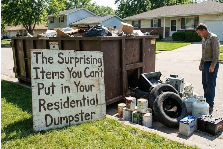 Dumpster rental rules in Austin, TX