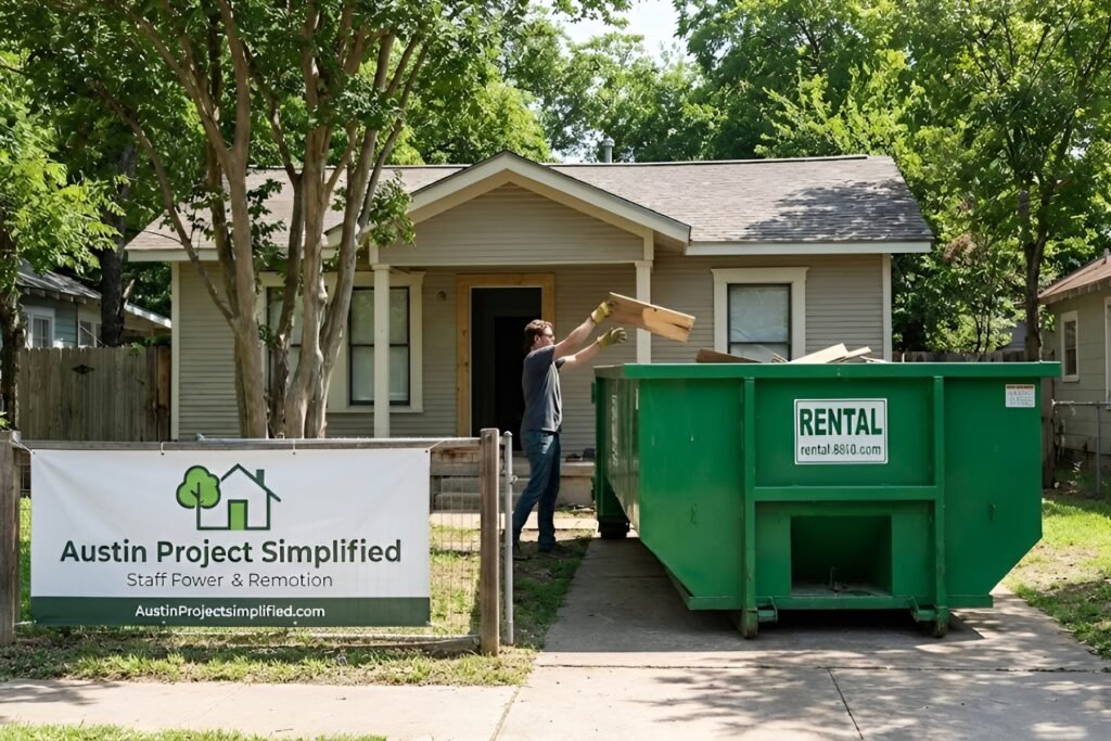 Residential dumpster rental Austin TX